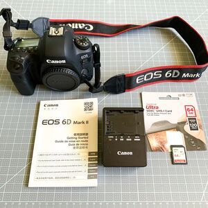 Canon EOS 6D Mark II 26.2 MP Full Frame DSLR Camera (Body Only) & 64GB Card